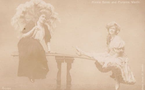 Minnie Baker Fiorence Warde Antique Postcard