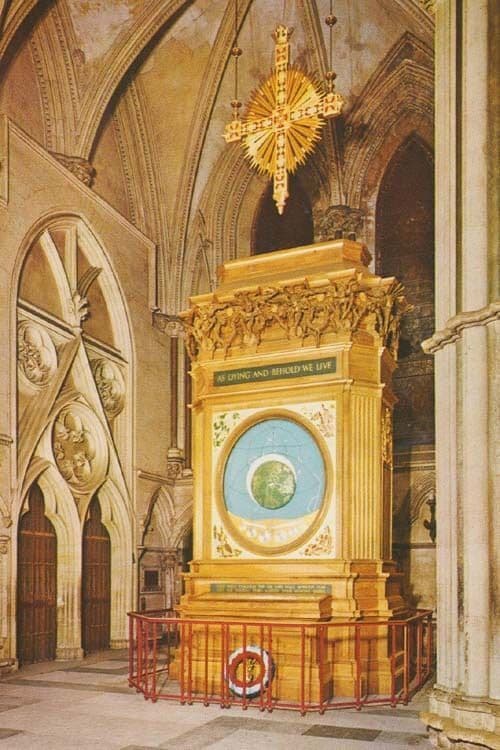 Minster Astronomical Clock Astronomy Interior York Yorkshire Mint Photo Postcard