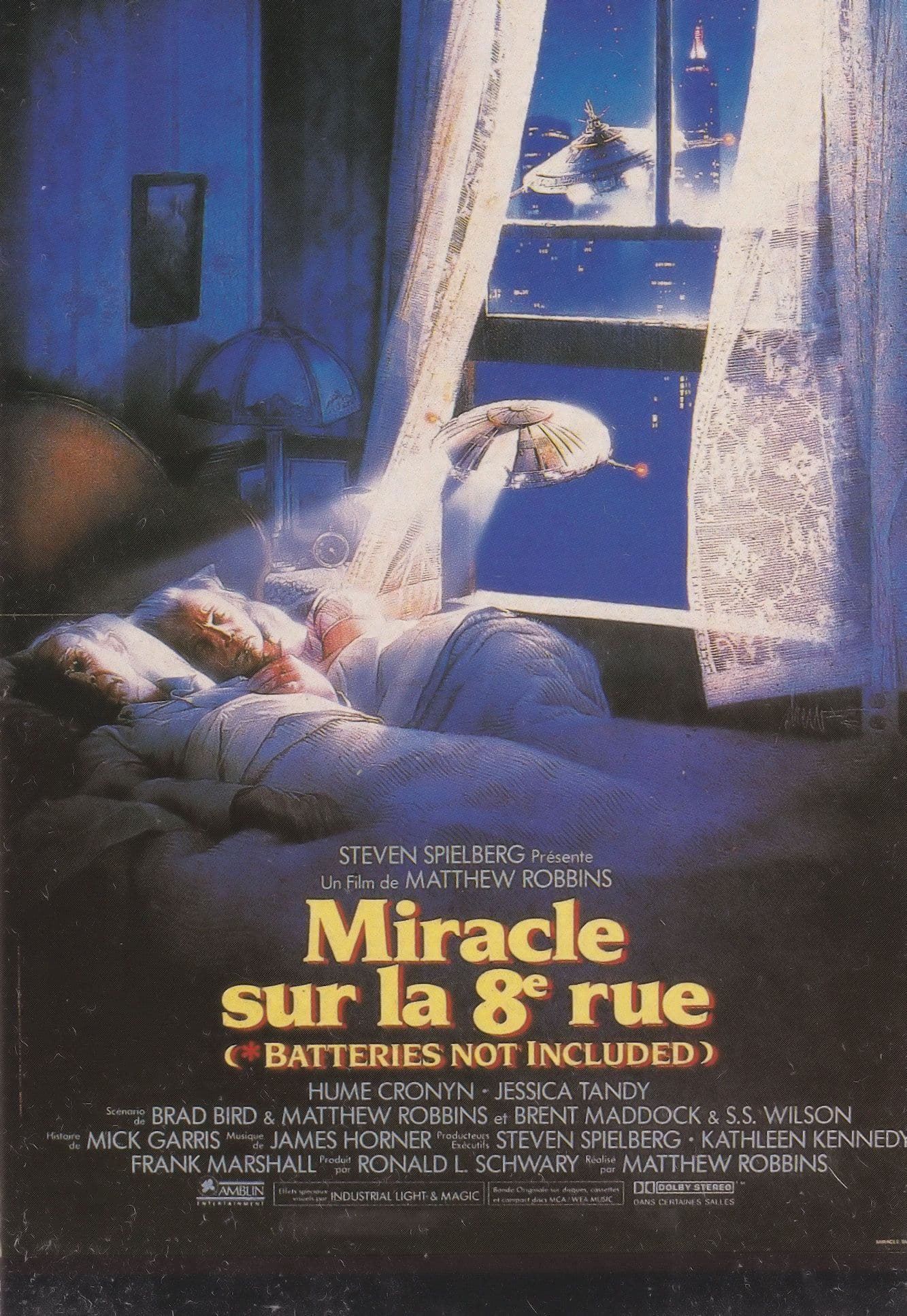 Miracle Sur La 8e Rue Batteries Not Included Hume Cronyn Film Postcard