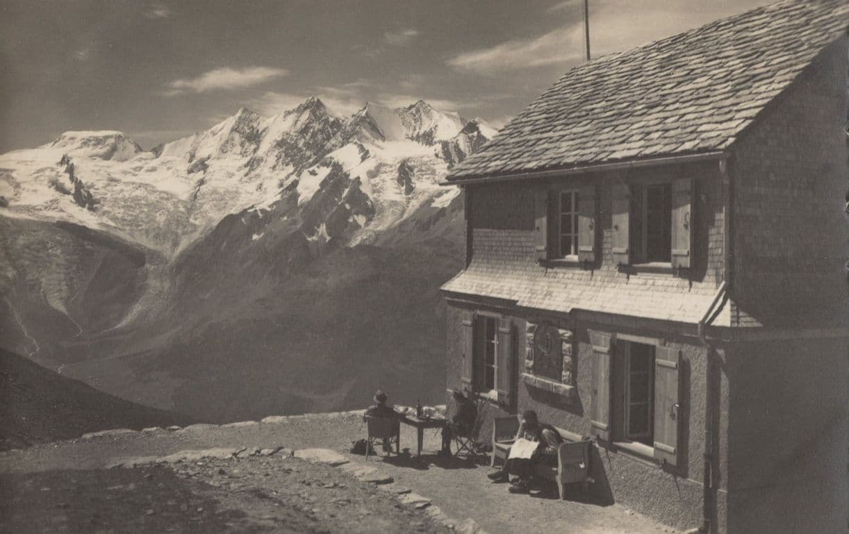 Mischabelkette Saas-Fe Switzerland Old Postcard
