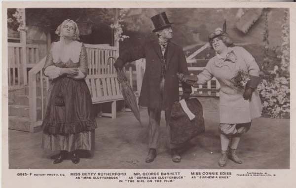 Miss Betty Rutherford George Barrett Connie Ediss Antique Postcard