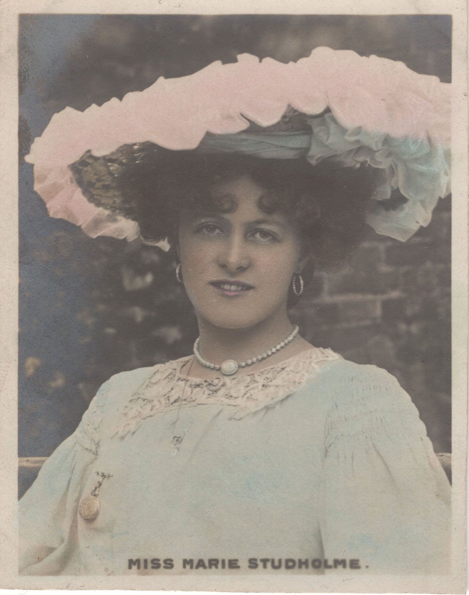 Miss Marie Studholme Edwardian Actress Midget Old Miniature Postcard