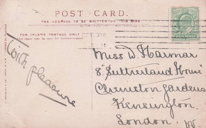 Miss Ruby May Edwardian Actress DOUBLE 1905 Hand Signed Photo Postcard