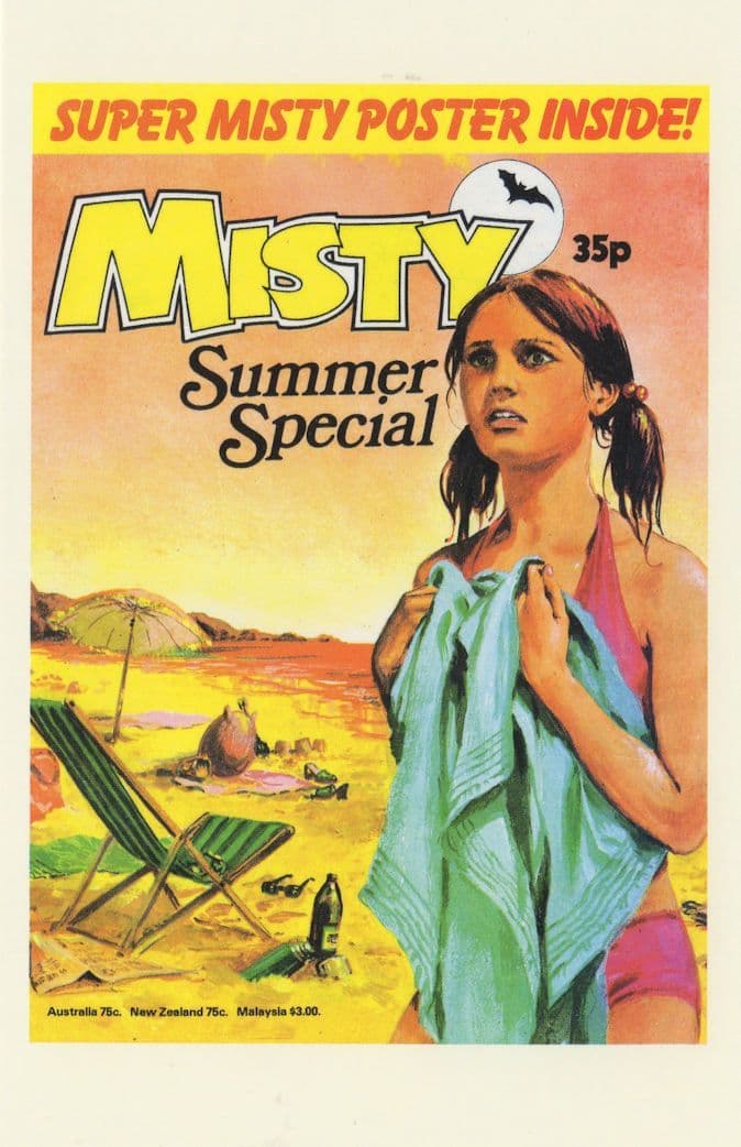 Misty Summer Special 1978 Pull Out Poster Comic Book Postcard
