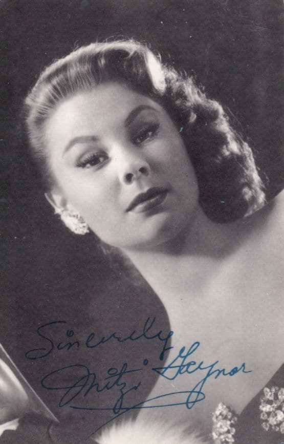 Mitzi Gaynor Signed Photo Postcard