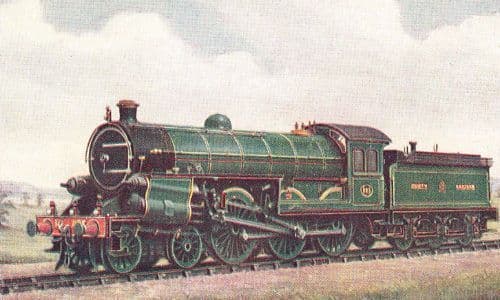 Mixed Traffic Locomotive Railway 4-6-0 Stympf Cylinders Train Rail Old Postcard