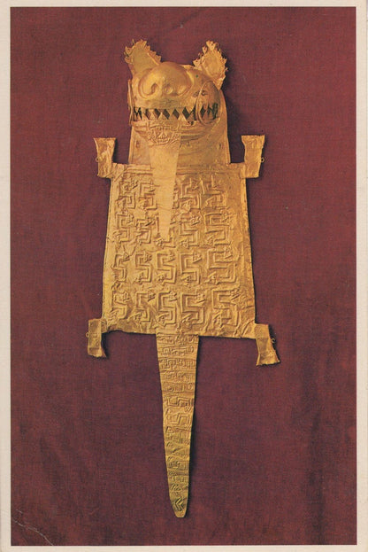 Mochica Antique Coca Bag & Pot Of Gold Peru 2x Postcard