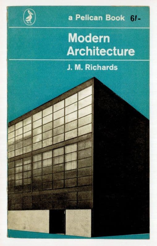 Modern Architecture JM Richards 1963 Book Postcard