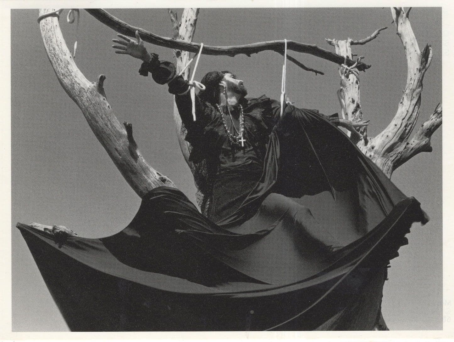Modern Crucifixion Jean Baptiste Carhaix San Fransisco Photo Postcard