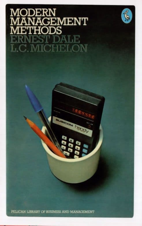 Modern Management Methods LC Michelon 1969 Book Postcard