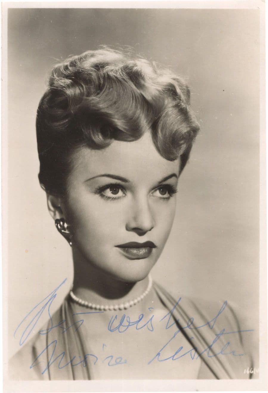 Moira Lister Epic Actress Early Undedicated Hand Signed Photo