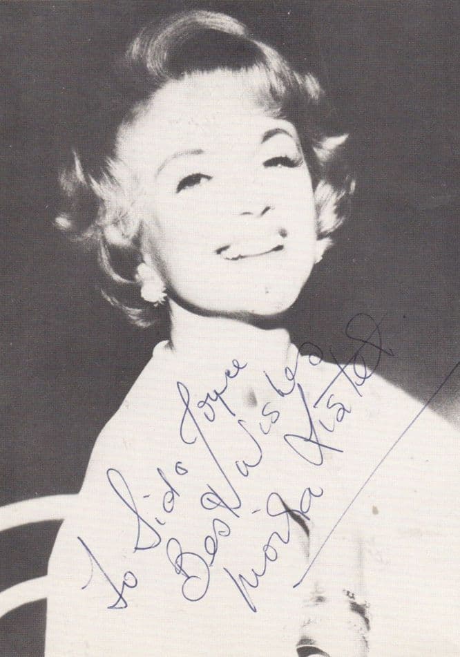 Moira Lister Stunning Old Hand Signed Photo
