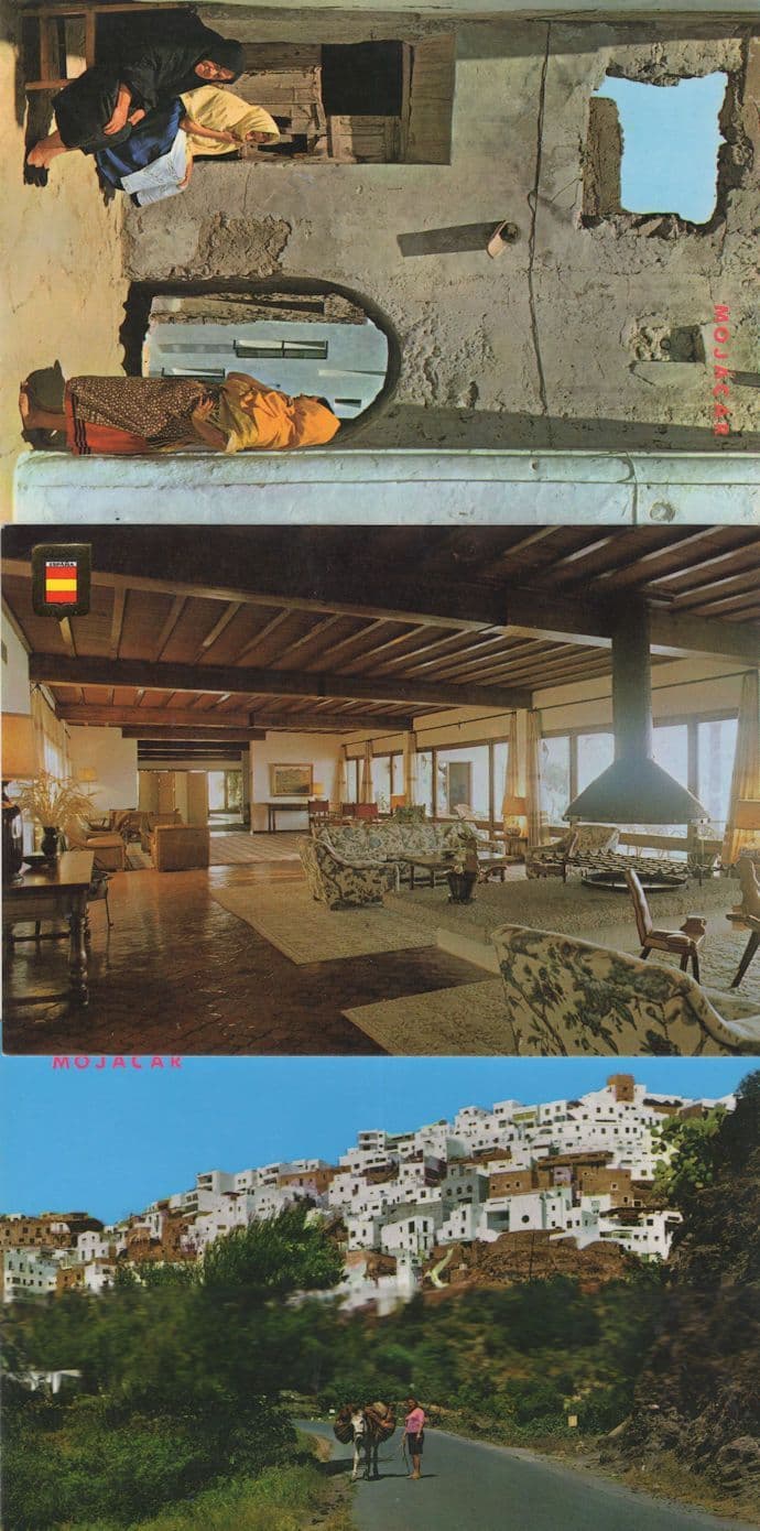 Mojacar Parador Nacional De Los Reyes Catolicos Spain 3x Postcard s