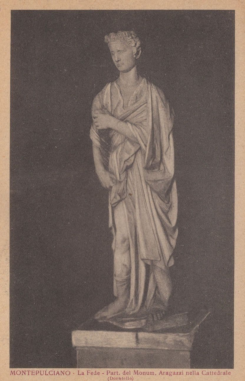 Montepulcanio La Fede Part Del Monum Aragazzi Cathedrale Postcard