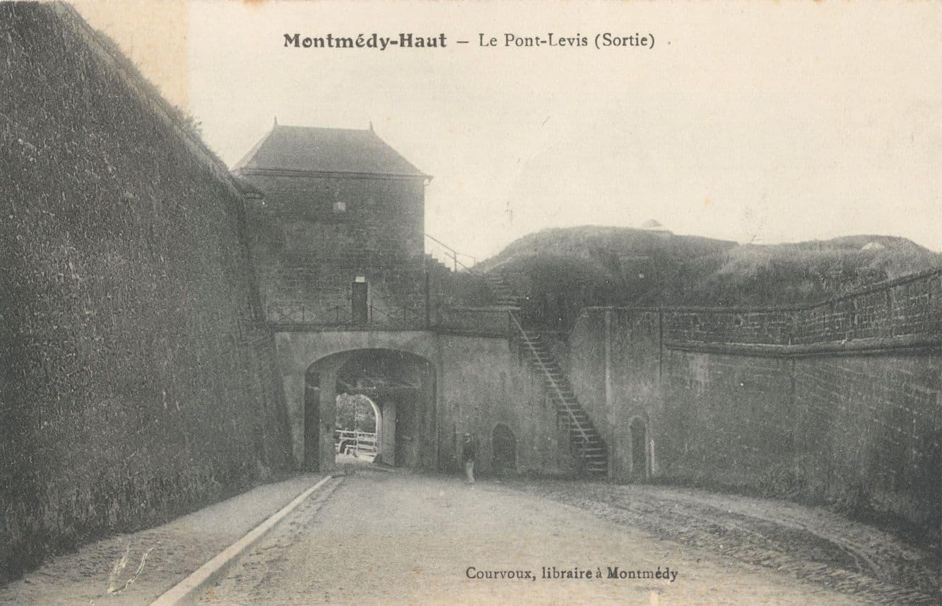 Montmedy Haut La Pont Levis Sortie Antique French Postcard
