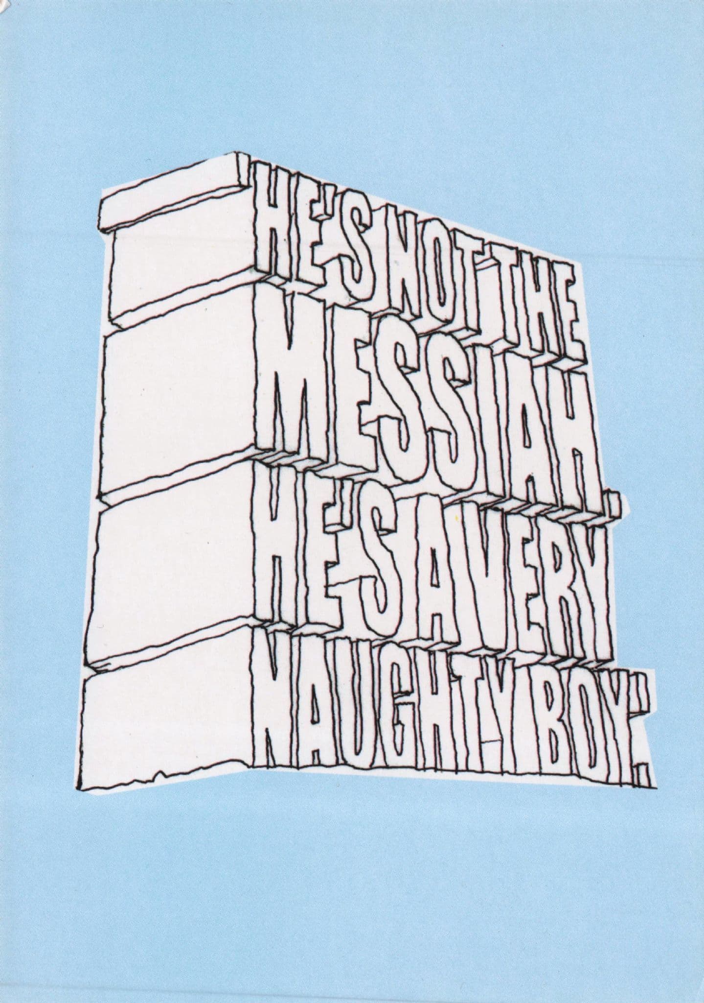 Monty Python The Life Of Brian Film Postcard