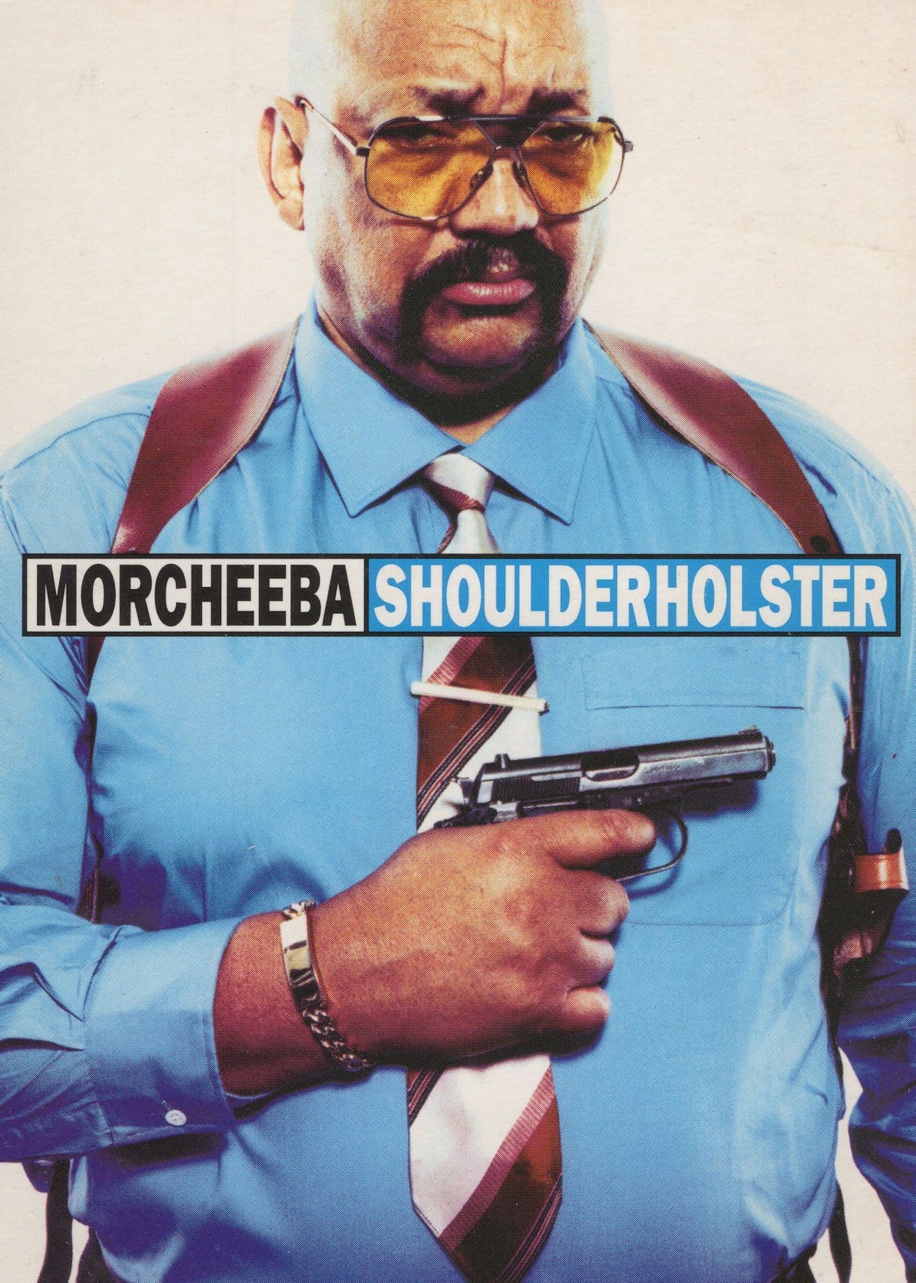 Morcheeba Shoulder Holster 1997 Cassette CD Launch Postcard