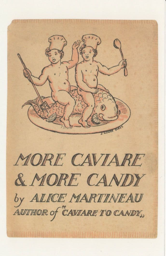 More Caviare & More Candy Alice Martineau 1938 Book Postcard