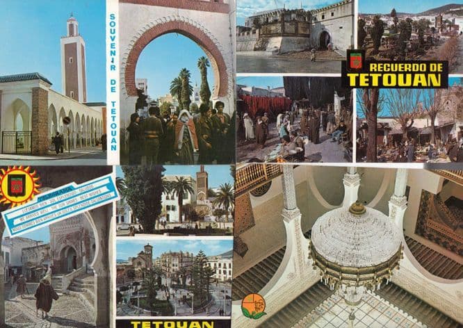 Morocco Tetouan Chandalier Markets 4x Postcard s