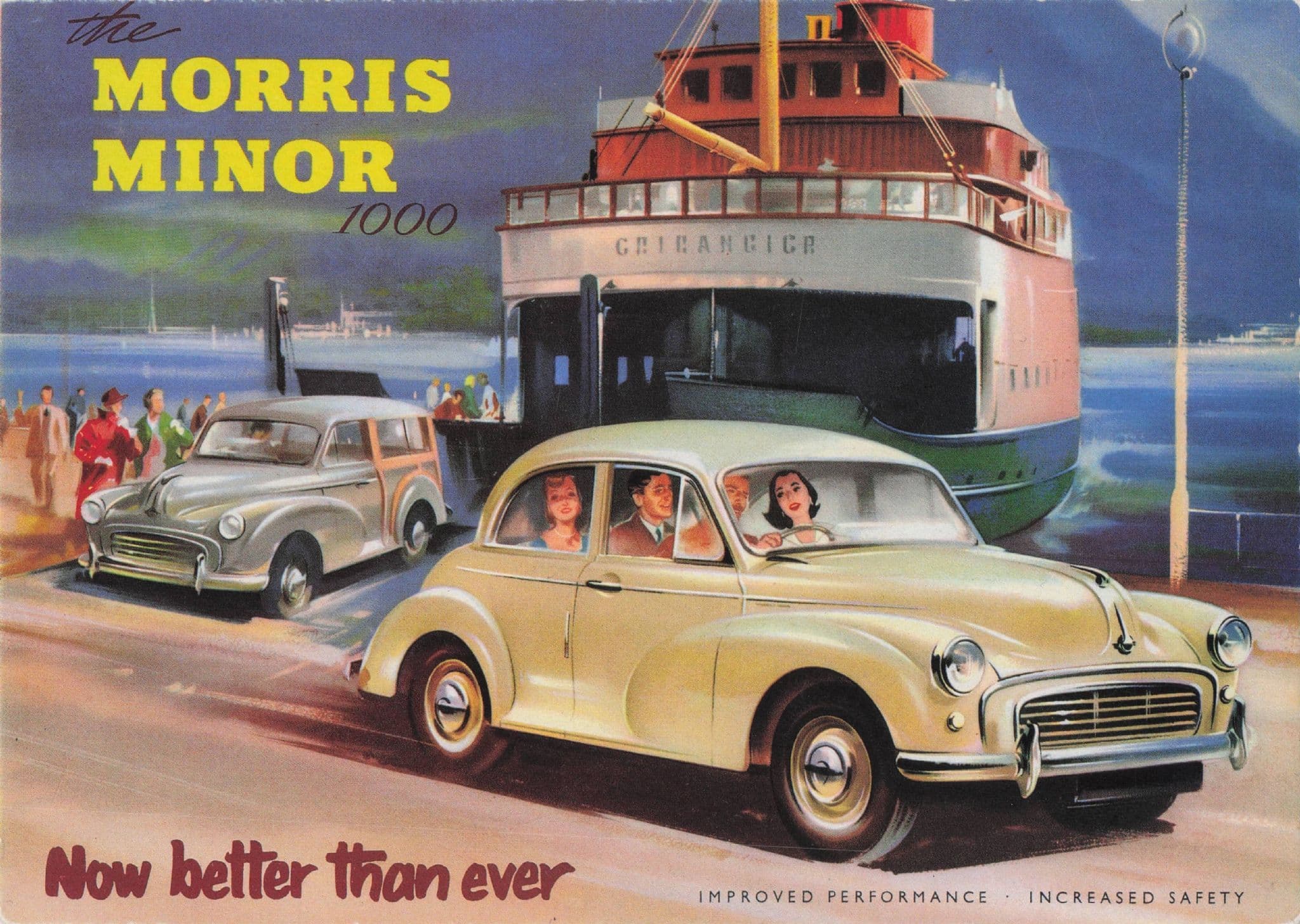 Morris Minor Classic Vintage Car Npw Better Than Ever Poster Postcard