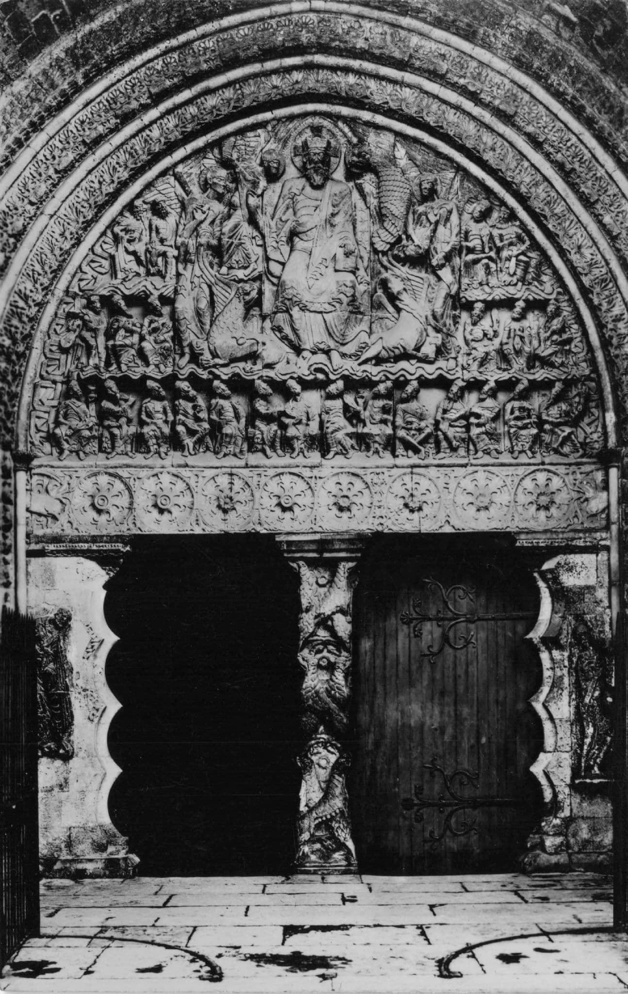 Mossaic Portal De L'Eglise St Pierre Basilica Statue RPC Postcard