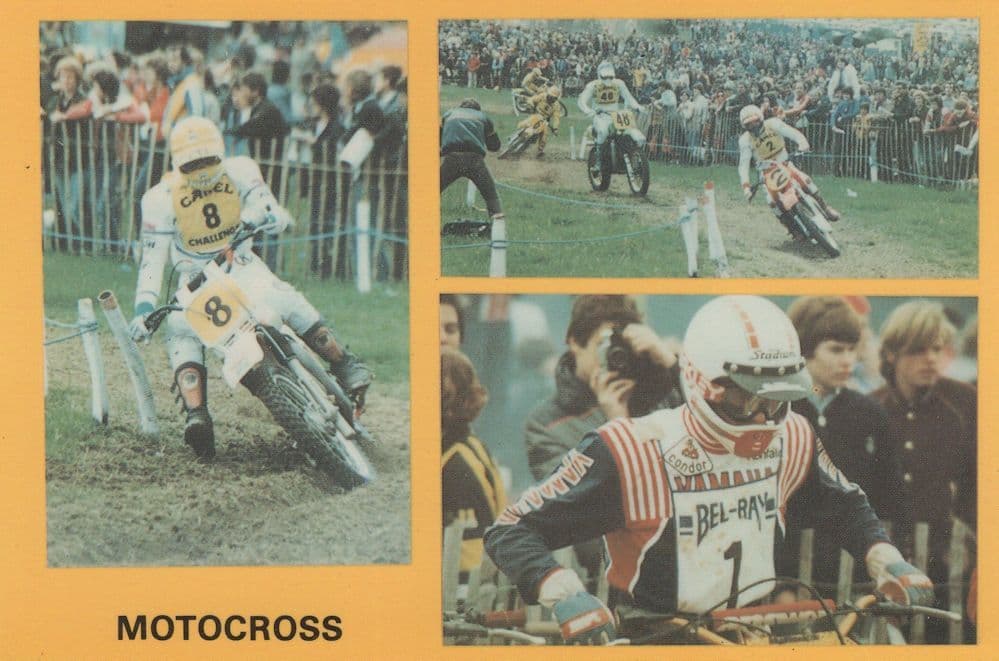Motocross Jaak Van Velthoven Neil Hudson Superbikes Postcard