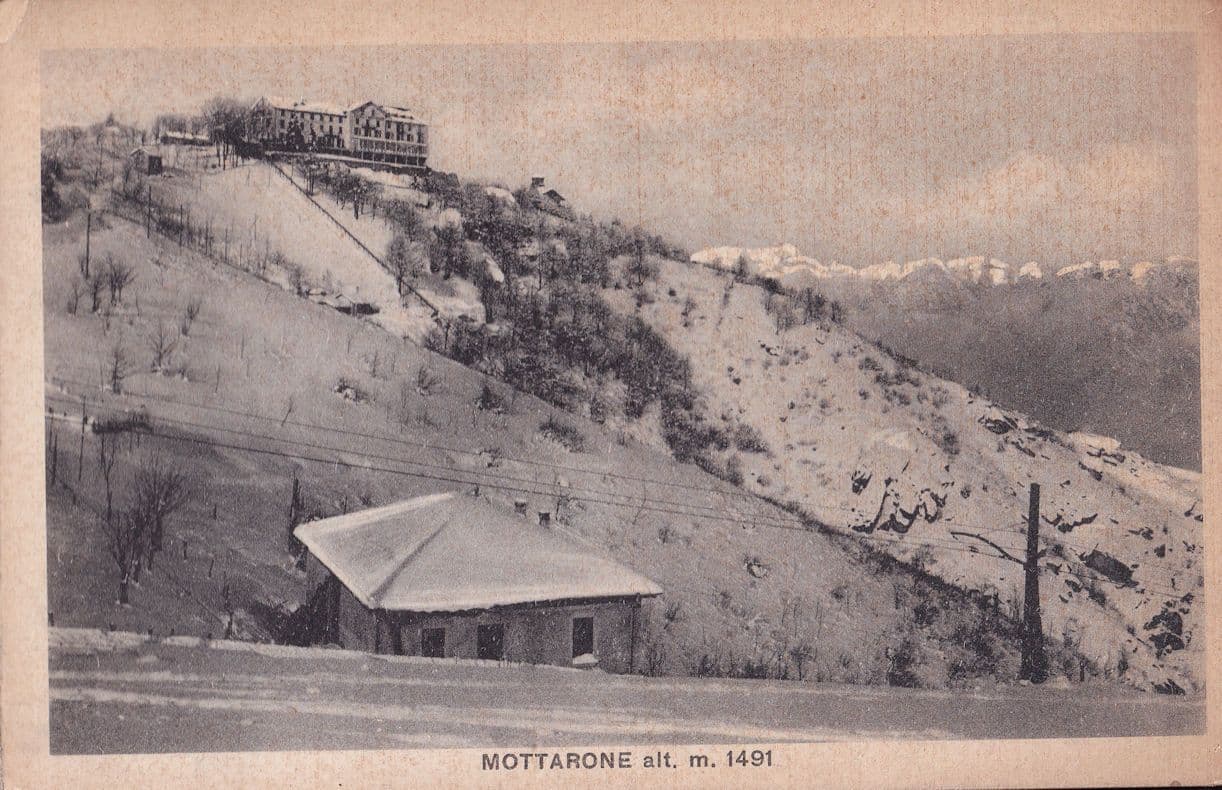 Mottarone Altitude Mountains Italian Old Postcard