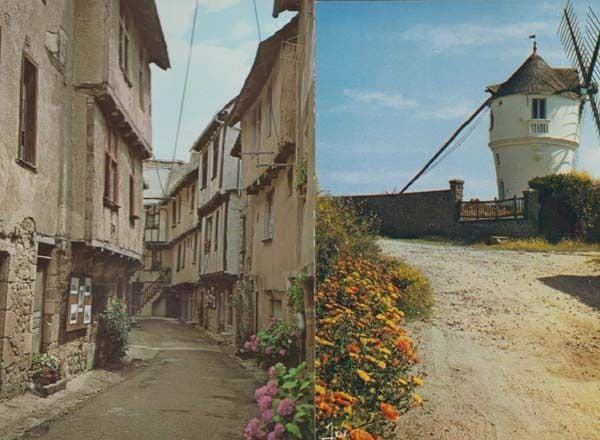 Moulin De La Masse Basse Rue 2x Vintage French Postcard s