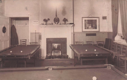 Moulton Cottage Billiards Snooker Club Northampton Antique Postcard
