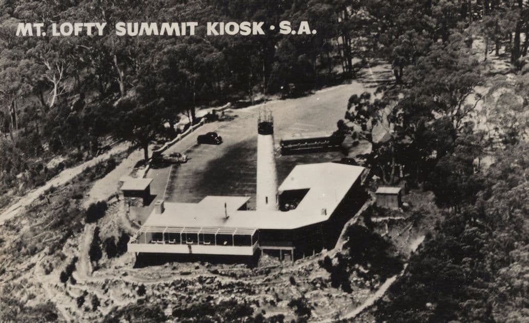 Mount Lofty South Africa PB Summer Kiosk Real Photo Postcard