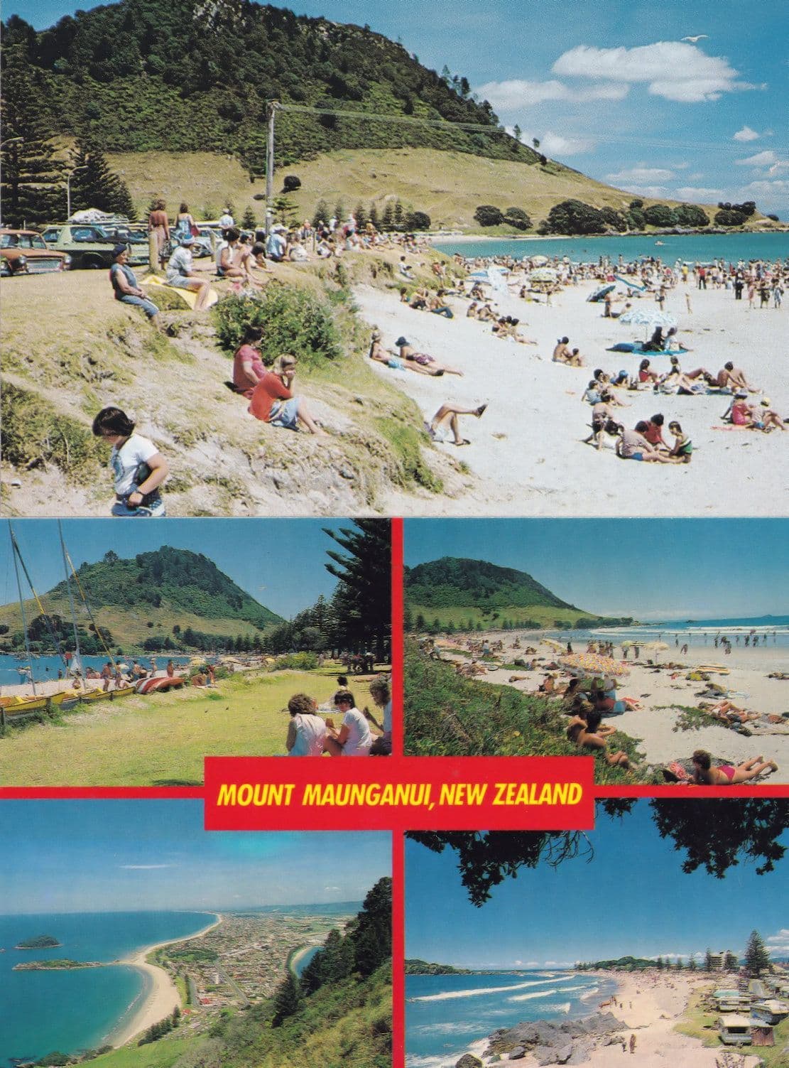 Mount Maunganui 2x New Zealand Postcard s