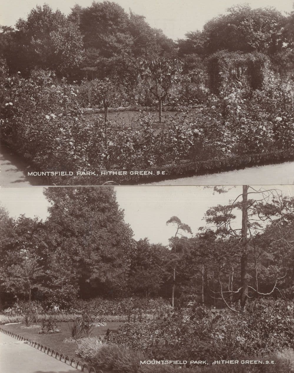 Mountsfield Park Hither Green South East London 2x Old RPC Postcard