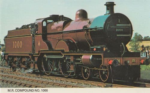 MR Compound 1000 Train Photo Postcard