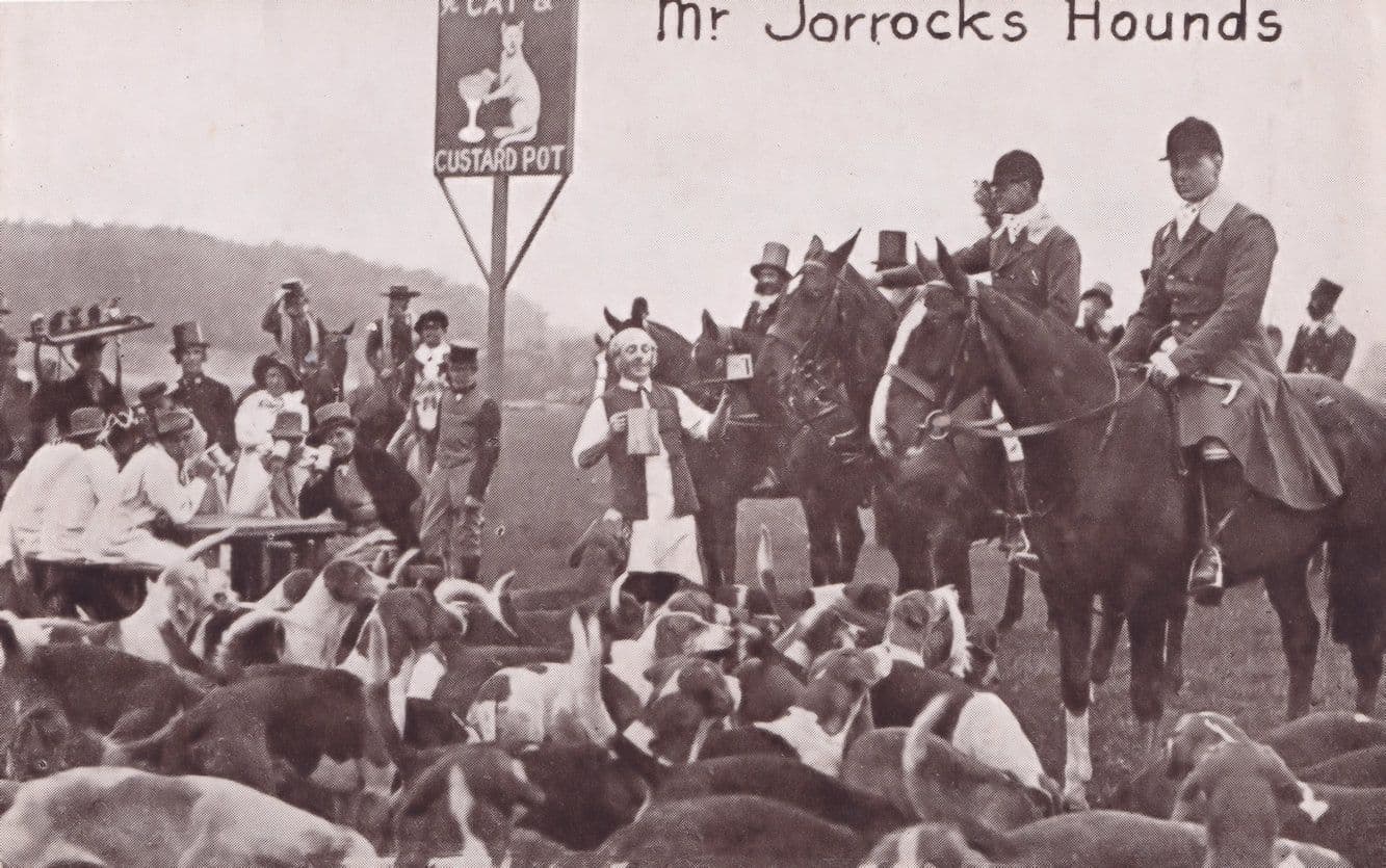 Mr Jorrocks Fox Hunting Hounds Aldershot Tattoo Series Postcard
