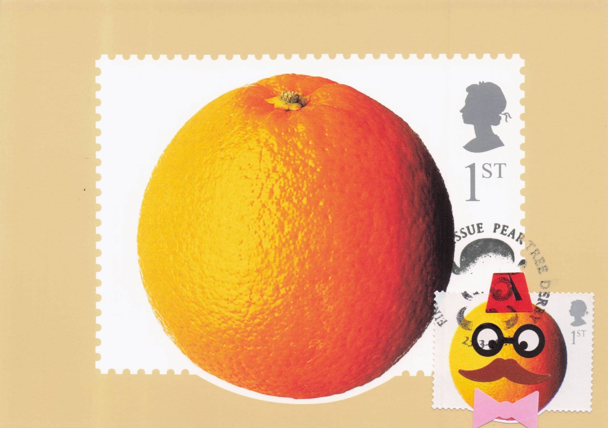 Mr Orange Man Comic Vegetable Royal Mail Rare FDC Postcard