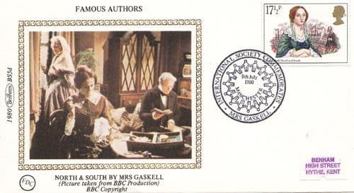 Mrs Gaskell BBC Photo Benham Rare Silk First Day Cover