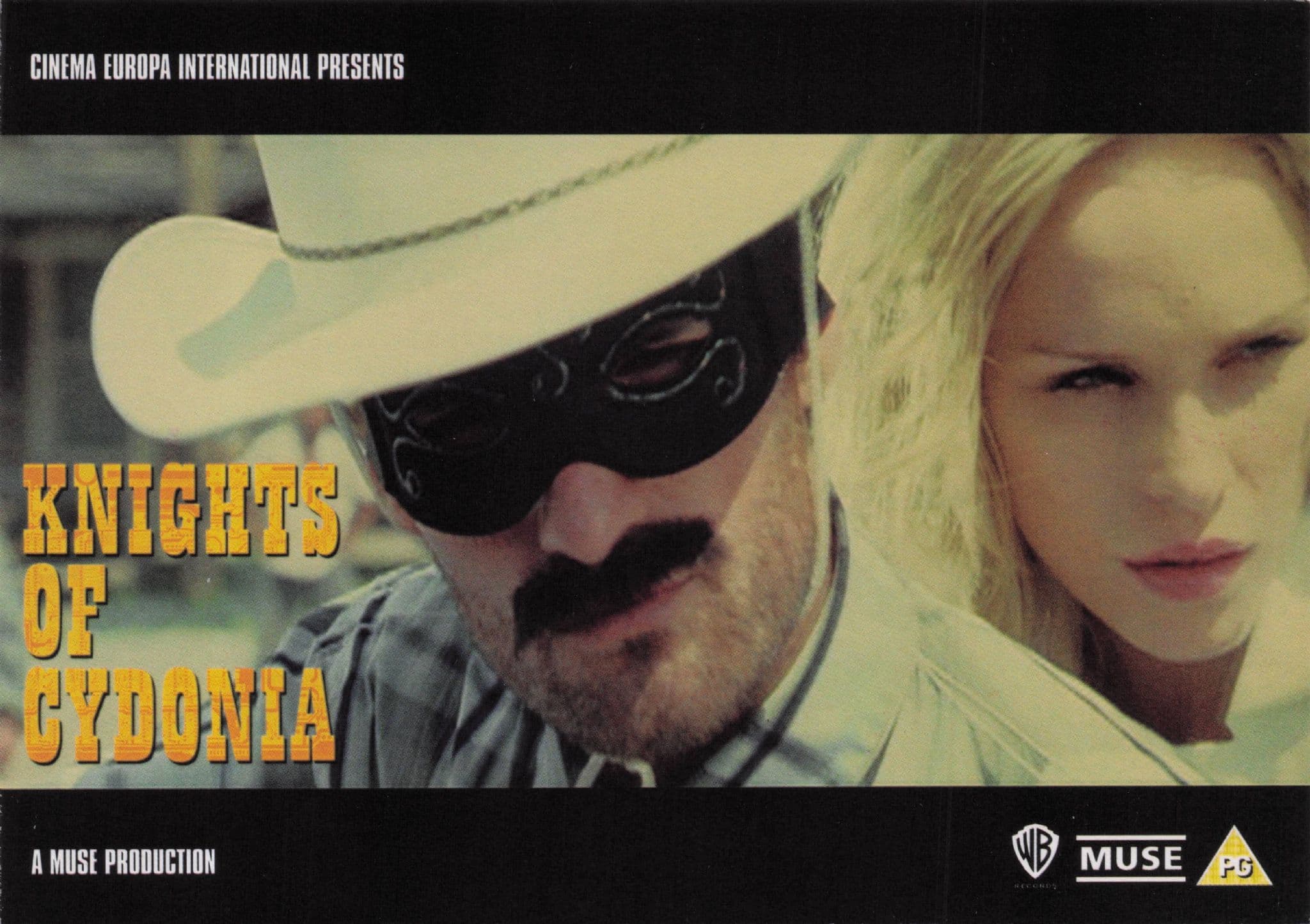 Muse Knights Of Cydonia Rare CD Advertising Postcard