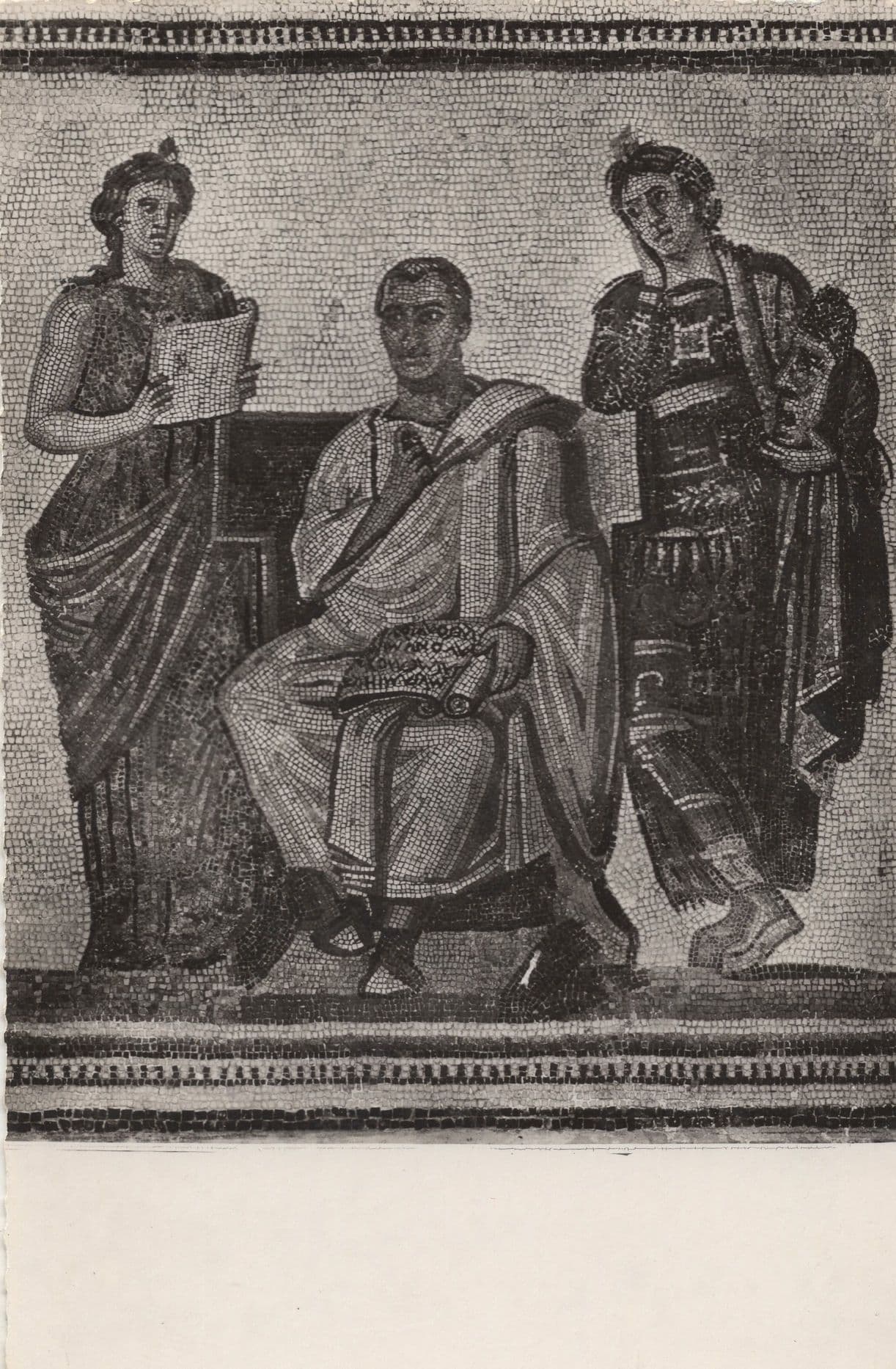 Museuu Alaoui Le Bardo Mosaique De Virglie Sousse Postcard