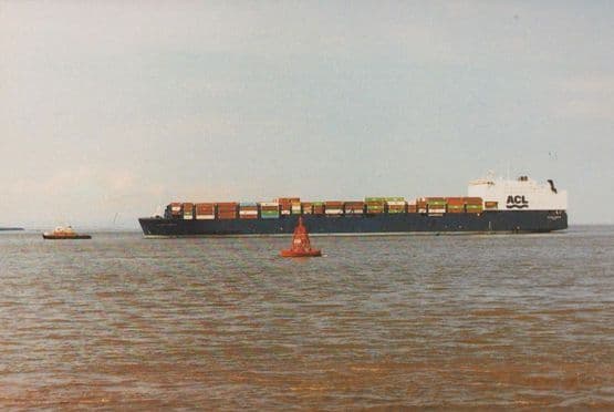 MV Atlantic Compass Boat Leicester ACL Ship Rare Postcard