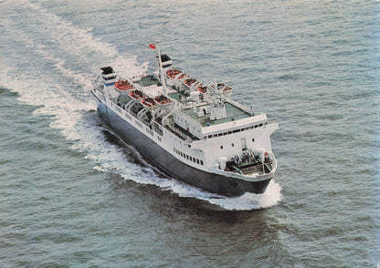 MV Manx Viking Douglas Dover Ship Posted On Board Postcard