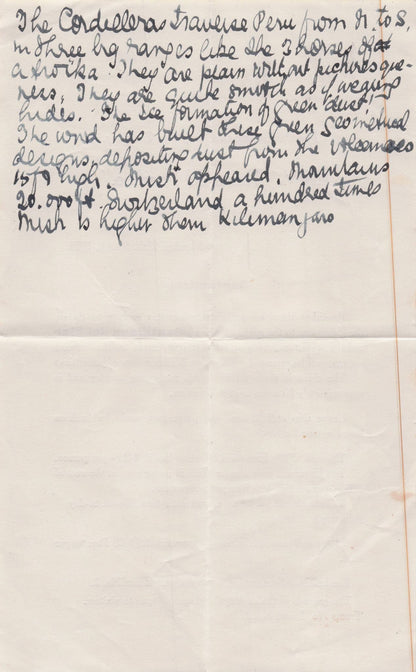 MV Reina Del Pacifico 1953 Cruise To Spanish Prehistoric Caves Letter