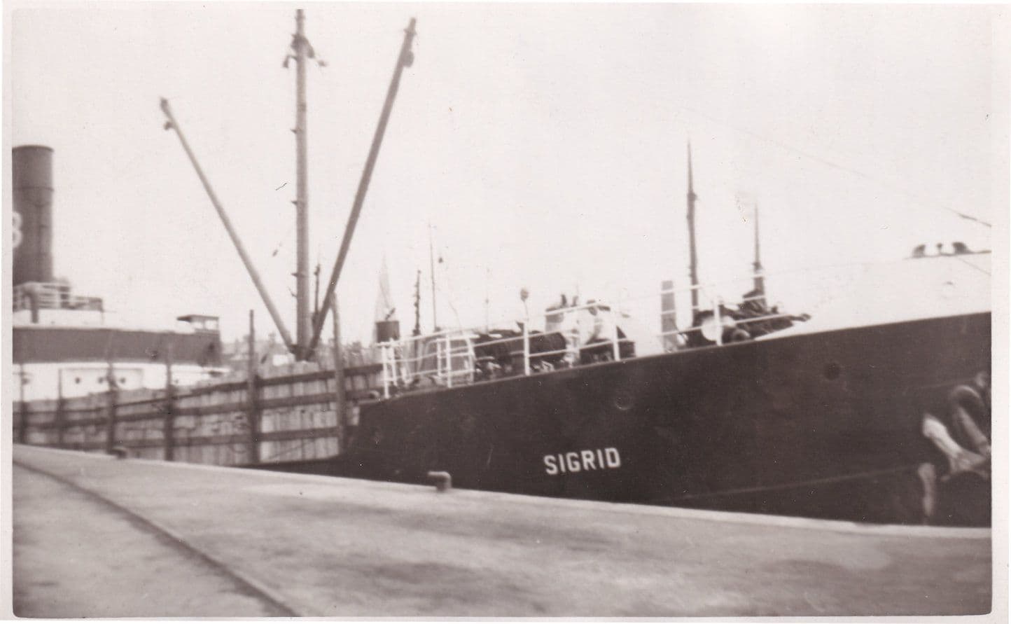 MV Sigrid Nuclear Waste Fuel Carrier Swedish Cargo Ship RPC Postcard