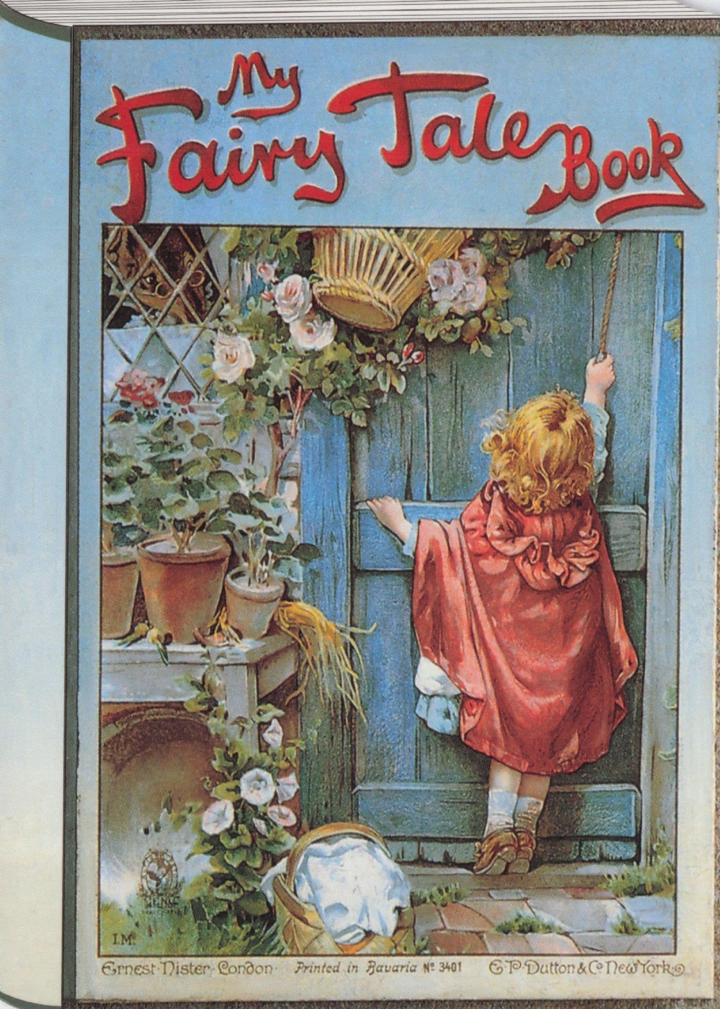 My Fairy Tale Book Antique Cover Advertising Postcard