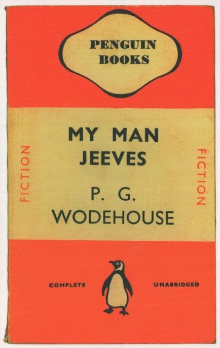 My Man Jeeves PG Wodehouse 1936 Book Postcard