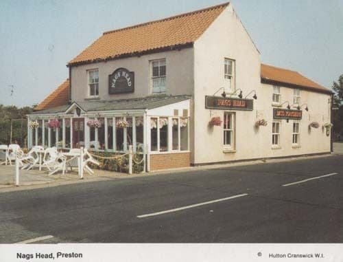 Nags Head Pub Public House Preston Postcard