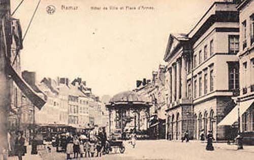 Namur Belgium Old Hotel De Ville Place D'Armes Vintage Postcard