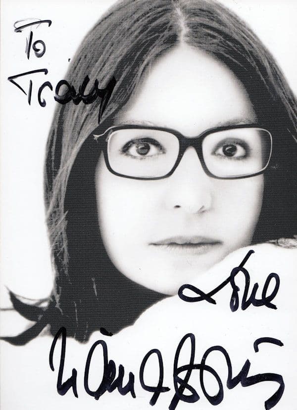 Nana Mouskuori Large Hand Signed Photo