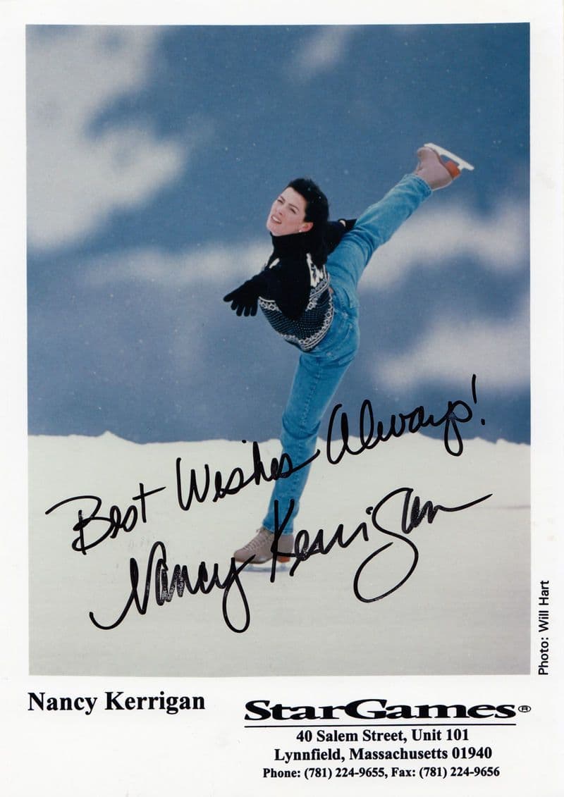 Nancy Kerrigan Management Company Hand Signed Photo