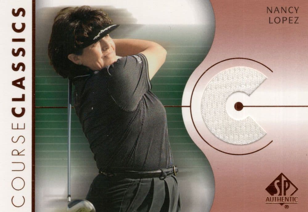 Nancy Lopez Course Classics 2003 Authentic Worn PGA Tour Golf Shirt Card