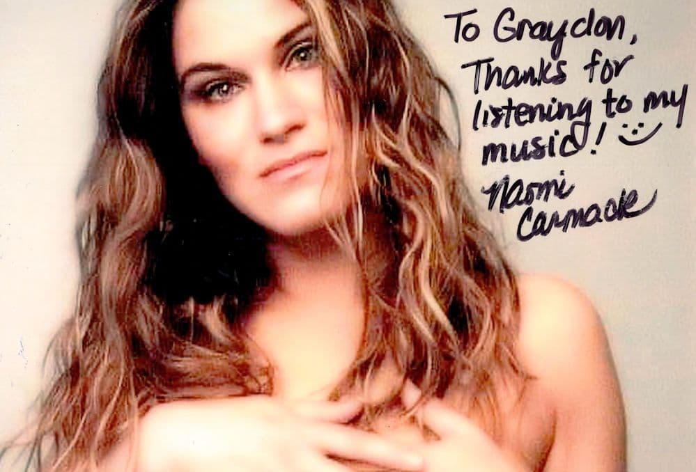 Naomi Carmack Canadian Rap R&B Singer Hand Signed Photo